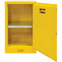 Armoire pour produits inflammables, 12 gal., 1 Porte(s), 23" La x 35" h x 18" p Pryde Industrial Inc.
