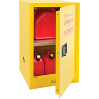 Armoire pour produits inflammables, 12 gal., 1 Porte(s), 23" La x 35" h x 18" p Pryde Industrial Inc.