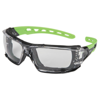 Z2500 Series Safety Glasses with Foam Gasket, Clear Lens, Anti-Scratch, ANSI Z87+/Meets/Exceeds CSA Z94.3 Pryde Industrial Inc.