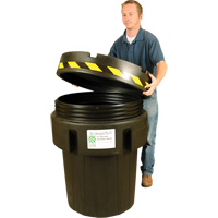 Ultra-Recycled Overpack&reg; Salvage Drum, 95 gal., Stationary Pryde Industrial Inc.