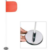 Tiges de s&eacute;curit&eacute; pour travaux l&eacute;gers Safety Whip, Fixation Aimant, Hauteur 5', Orange Pryde Industrial Inc.