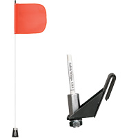 Tiges de s&eacute;curit&eacute; pour travaux l&eacute;gers Safety Whip, Fixation Fen&ecirc;tre, Hauteur 5', Orange Pryde Industrial Inc.