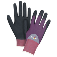 Gants enduits de premi&egrave;re qualit&eacute; ZX-2, 8/Moyen, R&ecirc;vetement Nitrile/Mousse de nitrile, Calibre 18, Enveloppe en Nylon Pryde Industrial Inc.
