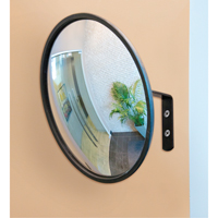 Miroir convexe avec support, Int&eacute;rieur/Ext&eacute;rieur, Diam&egrave;tre 12" Pryde Industrial Inc.