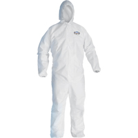 Kleenguard A45 Liquid/Particle Surface Prep & Paint Coveralls, Small, White, Microporous Pryde Industrial Inc.