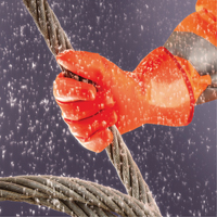 Gants Polar Grip 23-700, 9/Grand, R&ecirc;vetement PVC, Enveloppe en Nylon Pryde Industrial Inc.