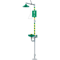 Combination Emergency Shower and Eye/Face Wash Stations, Pedestal Pryde Industrial Inc.