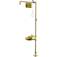 Combinaison de douche d'urgence & douche oculaire Halo Pryde Industrial Inc.