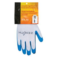 Natural Rubber Seamless Knit Coated Gloves, 7, Rubber Latex Coating, 10 Gauge, Polyester/Cotton Shell Pryde Industrial Inc.