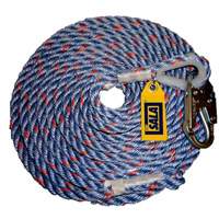 Rope Lifeline with Snap Hook, Polyester/Polypropylene Pryde Industrial Inc.