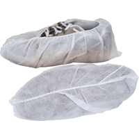 Shoe Covers, Large, Polypropylene, White Pryde Industrial Inc.