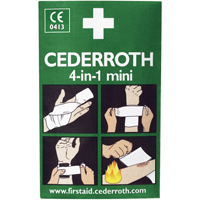 Cederroth 4-in-1 Bloodstopper, 5" L x 3" W Pryde Industrial Inc.
