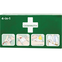 Cederroth 4-in-1 Bloodstopper, 9" L x 5-1/2" W Pryde Industrial Inc.