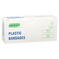 Bandages, Assorted, Plastic, Sterile Pryde Industrial Inc.