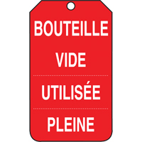 &eacute;tiquettes de s&eacute;curit&eacute; d'inspection et de contr&ocirc;le de l'&eacute;tat de l'&eacute;quipement, Papier cartonn&eacute;, 3-3/8" la x 5-7/8" h, Français Pryde Industrial Inc.