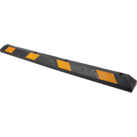 Parking Curb, Rubber, 6' L, Black/Yellow Pryde Industrial Inc.