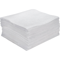 Premium Meltblown Sorbent Pads, Oil Only, 15" x 18", 15 gal. Absorbancy Pryde Industrial Inc.