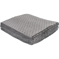 Feuilles absorbantes li&eacute;es de premi&egrave;re qualit&eacute;, Universel, 15" x 17", 8 gal. d'absorption Pryde Industrial Inc.