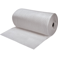 Premium Fine Fiber Sorbent Rolls, Heavyweight, 150' L x 30" W, 50 gal. Absorbancy Pryde Industrial Inc.