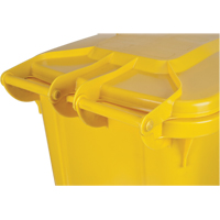 Yellow Mobile Container, Polyurethane, 63 Gallons/63 US gal. Pryde Industrial Inc.