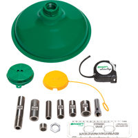 Axion Advantage&reg; Shower & Eye/Face Wash Upgrade Kit with Green ABS Plastic Eye/Face Wash Head & Showerhead Pryde Industrial Inc.