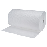Industrial-Grade Fine Fibre Sorbent Rolls, Heavyweight, 150' L x 30" W, 70 gal. Absorbancy Pryde Industrial Inc.