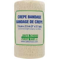 Bandage de cr&ecirc;pe en rouleau, 97-1/5" lo x 3" la, Classe 1 Pryde Industrial Inc.