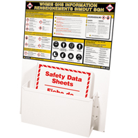 GHS Information Stations, English & French, Binders Included Pryde Industrial Inc.