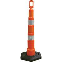 Grip N Go Trim Line Channelizers, 49" High, Orange Pryde Industrial Inc.
