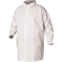 KleenGuard A20 Lab Coats, SMS, White, Large Pryde Industrial Inc.
