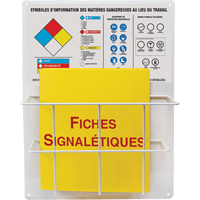 Haz-Mat Basket Style Centre Boards, French, Binders Included Pryde Industrial Inc.