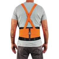 ProFlex 100HV Economy Spandex Hi-Vis Back Support Brace, Elastic, X-Small Pryde Industrial Inc.