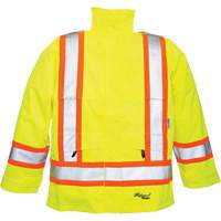 Manteaux 300 deniers Professional Journeyman, Polyester, Petit, Jaune lime haute visibilit&eacute; Pryde Industrial Inc.