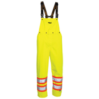 Pantalons 300 deniers Professional Journeyman, Polyester, Petit, Jaune lime haute visibilit&eacute; Pryde Industrial Inc.