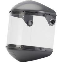 Fibre-Metal Dual 4" Crown High Performance Face Shield System, Propionate, Ratchet Suspension Pryde Industrial Inc.