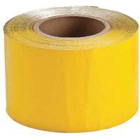 Temporary Pavement Marking Tape, 4" x 150', Vinyl, Yellow Pryde Industrial Inc.