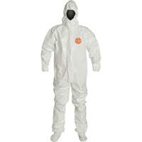 Hooded Coveralls, Tychem&reg; 4000, 2X-Large, White Pryde Industrial Inc.