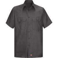 Chemise &agrave; manches courtes en tissu ind&eacute;chirable, Hommes, 3T-Grand, Charbon Pryde Industrial Inc.