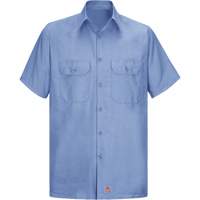 Chemise &agrave; manches courtes en tissu ind&eacute;chirable, Hommes, 3T-Grand, Bleu Pryde Industrial Inc.
