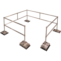 RoofGuard Classic System - Packaged Kits, Aluminum, 72" W x 216" L x 42" H Pryde Industrial Inc.