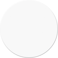 Armor Stripe Lean/5S Markers, Circle, 6" L x 6" W, White, Plastic Pryde Industrial Inc.