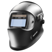 E684 Welding Helmets, 3.94" L x 1.97" W View Area, 4/9 - 13/4/5 - 9 Shade Range, Black Pryde Industrial Inc.