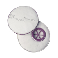 Filtre pour respirateur Diskit, Filtre contre les particules avec suppresion de vapeurs nuisibles, Vapeur organique/Filtre P100 Pryde Industrial Inc.