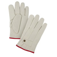 Premiun Winter-Lined Ropers Gloves, Small, Grain Cowhide Palm, Fleece Inner Lining Pryde Industrial Inc.