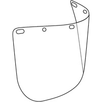 Visi&egrave;re d&eacute;coup&eacute;e &agrave; l'emporte-pi&egrave;ce Dynamic, Polycarbonate, Teinte Transparent Pryde Industrial Inc.