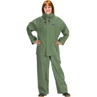 Hurricane Flame Retardant/Oil Resistant Rain Suits - Rainsuits, 4X-Large, Green Pryde Industrial Inc.