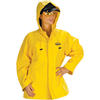 Hurricane Flame Retardant/Oil Resistant Rain Suits - Jackets, 4X-Large, Yellow Pryde Industrial Inc.