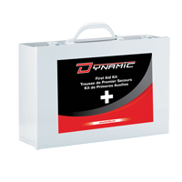 Trousse de premiers soins Ontario Dynamic, Dispositif m&eacute;dical Classe 1, Boîte en m&eacute;tal Pryde Industrial Inc.