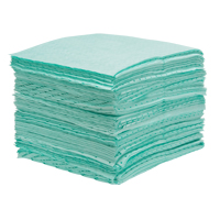 Premium Bonded Sorbent Pads, Hazmat, 15" x 18", 25 gal. Absorbancy Pryde Industrial Inc.