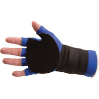 Anti-Impact Glove with Wrist Support, Size Small, Split Leather Palm Pryde Industrial Inc.